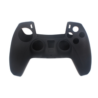 Coque en silicone caoutchouté pour manette PS5, protection intégrale, antidérapante, couleur unie, housse de protection souple