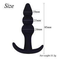 Weicher Silikon-Analplug Butt Plug Analkugeln