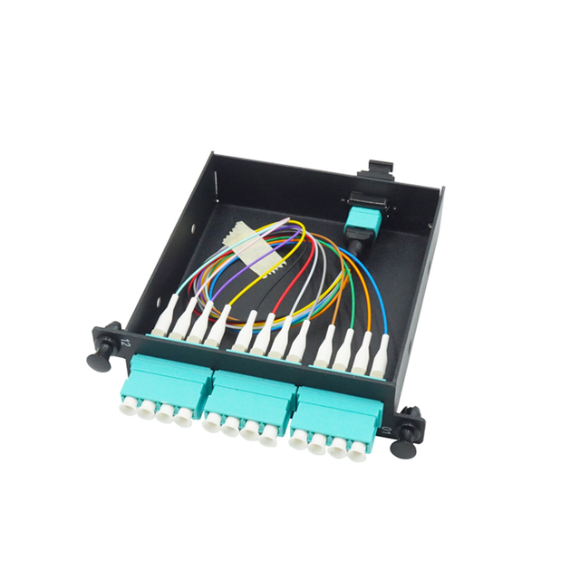 MPO/MTP LGX Box 12 Ports LC Cassette OM3 Fiber Optical Module for FTTH FTTB FTTX Networks ISO9001 Certified