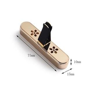 New Arrival Rectangle Shape Customize Logo Metal Car <b>Difuser</b> - Product Image 4