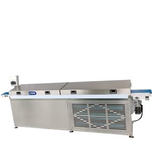 Machine à enrober Papa Poochie avec tunnel de refroidissement pour le revêtement et la fusion du chocolat, alimentation 220V, multifonctionnelle - Product Image 3