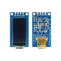 Layar OLED GoldenMorning 0.96 Inci GME64128-11 Putih SH1107 	 64*128 	 I2C 	 Pabrik Sumber 4Pin yang Dapat Disesuaikan