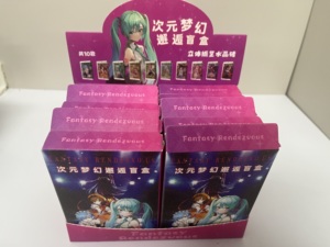 Hot Bán Nhà Máy Trực Tiếp Anime Cô Gái Loạt Mù Hộp-3D Giấy Nghệ Thuật HD Acrylic Hiển Thị Trường Hợp, Sẵn Sàng-Thực hiện Thu Hình - Product Image 6