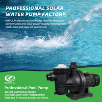 Pompe à eau solaire de surface de type QB 1HP de la marque Difful, système de pompe solaire pour l'agriculture