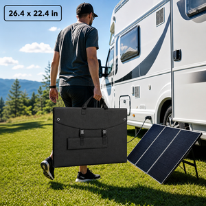 Panneau solaire portable 400W pliable, sortie 48V <span class=keywords><strong>DC</strong></span>, monocristallin PERC, étanche, pour station d'alimentation 48V, balcon - Product Image 5