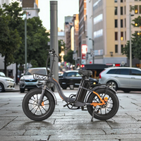 Vélo électrique pliable Vakole Y20 Pro 250W sans balais, 7 vitesses, en alliage d'aluminium, pneus larges de 20 pouces, batterie au lithium, freins à disque hydrauliques