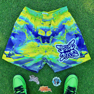 Tùy Chỉnh Quần Short Dạo Phố Của Nam Giới Nhanh Chóng Khô Quần Short 5-Inch Inseam Đào Tạo Chạy Thể Dục Lưới Bóng Rổ Phòng Tập Thể Dục Lưới Quần Short - Product Image 6