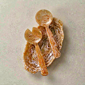 Cuillère et fourchette de service en résine faites à la main, différents styles tendance, pour la cuisine, la table à manger, les mariages, les fêtes, l'hôtellerie, ustensiles de cuisine - Product Image 1