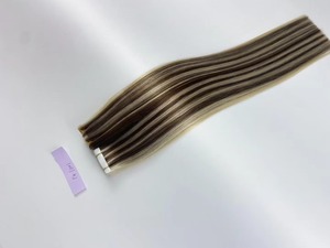 <span class=keywords><strong>Extensiones</strong></span> <span class=keywords><strong>de</strong></span> Cabello Liso con Cinta Adhesiva AVIVA 100% Alineadas con la Cutícula, Doble Trama, Invisibles - Product Image 4