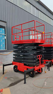 Çatallar iskele sürüş hava iş katlanır mobil makaslı Lift platformu - Product Image 6