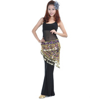 Dpw24 Newest Sexy Exotic Beaded Sequin Embroidery Wrapped Hip Waist Scarf for Adults Belly Dance Performance Wear