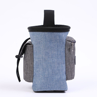 Sac de dressage pour animaux de compagnie en toile imperméable personnalisé, grande capacité, options d'emballage avec logo couleur et étiquette pour récompenses quotidiennes pour chiens