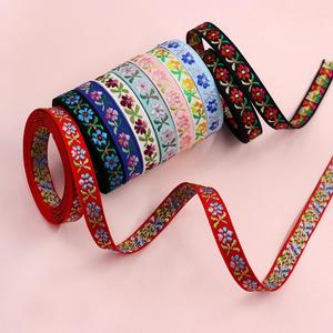Nouveauté : Ruban brodé floral de 1,2 cm pour emballages cadeaux et bouteilles de vin, 5 yards/rouleau - Product Image 1