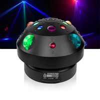 Projecteur d'effets 80W à gradation continue Little Overlord avec faisceau lumineux, ligne et laser, gradation ultra-lisse 0-100%, stroboscope 20 éclairs par seconde
