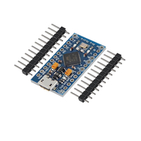 Microcontrolador Pro Micro Atmega32U4 de 16MHz y 5V con Bootloader, Placa de Desarrollo IDE Micro USB Compatible con Arduino