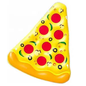 Tùy Chỉnh Inflatable Pizza Air Bãi Biển Nệm Hồ Bơi Thuyền