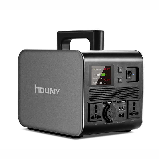 500W/1000W/2000W Solar Portable Power Station Generator Solar Backup Battery Emergency Power Supply
