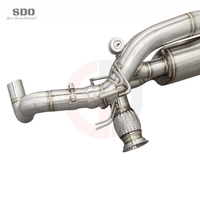 Tuyaux d'échappement en acier inoxydable SD 304 Catback pour Audi R8 V10 5.2L 2016-2024 Système d'échappement silencieux haute performance avec soupape à vide