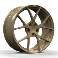 Sur mesure 12000T Forgé |   Norme DOT |   MOQ 4 S1-00163 18-24 Jantes multibranches bronze mat pour Porsche 718 Cayman