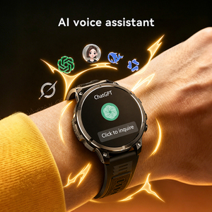 Montre connectée AI avec traduction ChatGPT, lampe de poche, boussole, batterie 1000 mAh, étanche IP68, tracker de <span class=keywords><strong>fitness</strong></span> sportif, GPS, smartwatch - Product Image 5