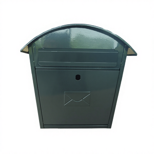 Modern Waterproof Powder Coated <b>Wall</b> Mount Metal Key Lock 4L Capacity Apartment Lockable Mailbox for POST - Product Image 4