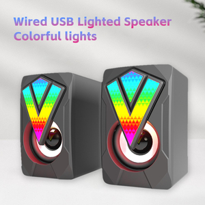Altavoz Portátil Pequeño para Exteriores, con Cable, Bajos Adicionales, Metálico, Mini, para Juegos, Monitor de Estudio, Altavoces de Escritorio - Product Image 2