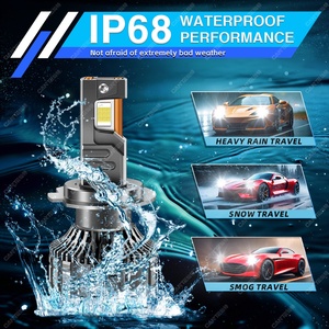Lampadina LED K19 ad Alta Potenza 190W H4 con Ventola di Raffreddamento, H1 H7 H8 H11 9005 HB3 9006 HB4, Faro Auto LED Canbus H4 - Product Image 5