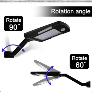 54 LED Lampe Solaire Sans Fil Avec Trois Modes Lumineuse Solaire Etanche D'extérieur Éclairage De Sécurité Pour La Maison Mur Rue Cour Jardin - Product Image 3