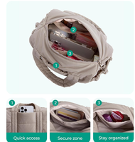 Sac de sport mini personnalisé en PU pour femme, sac de voyage imperméable, sac de sport léger, sac de voyage pour la nuit, sac de week-end mini