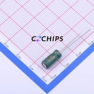 Condensateur électrolytique en aluminium à montage traversant GF150M050C110A, composant à montage traversant (THT), D5xL11mm 15uF 20% 50V 2mm - Product Image 1