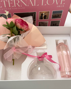 Difusor de Aroma para el Hogar LANJO, Perfume de Aire Fresco, Aceite Esencial Natural, Difusor de Vidrio con Varillas, 200 ml, Sin Plomo, con Flores y Brazalete de Cristal - Product Image 2