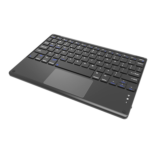 New Rechargeable USB Wireless Scissor Switch Keyboard with Touch Pad Ultra Thin Spill Resistant for iPad 10.2/10.5/10.9/11/12.9