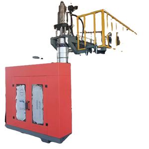 Máquina de soplado de botellas de agua de 5 galones Máquina de soplado de botellas de plástico semiautomática Estación doble de soplado de botellas de plástico HDPE - Product Image 5