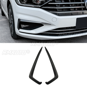For Volkswagen Sagitar Jetta MK7 2019-2021 Front Bumper Spoiler Fog Lamp Cover Air Knife <b>Splitter</b> Body Kit - Product Image 1
