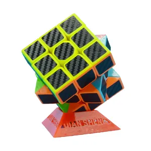 . Hot Selling 3*3*3 Intellectual Development Multi Coloured Magic Cube Organizer Magnet Iq Puzzle Cube For Boy Girl Adult