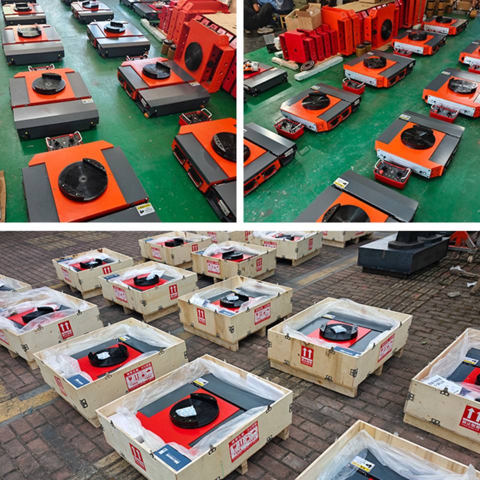 Load Transporter Machine One Man Operation Remote Control Equipment Mover Heavy Duty Motorized ...