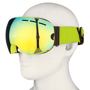 <span class=keywords><strong>Masque</strong></span> de <span class=keywords><strong>ski</strong></span> Aloma à double couche anti-UV avec miroir sphérique pour enfants et adultes, lentille anti-buée et anti-traces de doigts pour les sports de neige en plein air - Product Image 5