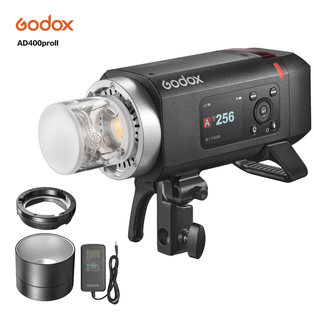 Godox AD400ProII AD400Pro II All-in-One Outdoor Flash 400Ws Li-on Battery TTL Flash Light with Built-in 2.4G Wireless X System