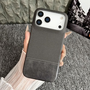 เคสหนัง PC แบบประกบกันด้วยผ้าสำหรับ <span class=keywords><strong>iPhone</strong></span> 17 16 15 14 13 12 <span class=keywords><strong>Plus</strong></span> Pro MAX ป้องกันการลื่นกันกระแทกแบบบางปกป้องทุกส่วนของเครื่อง - Product Image 3