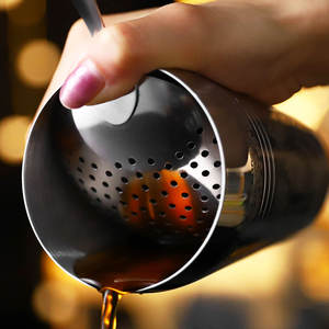 Colador de Barra Julep con Logotipo Personalizado, Acero Inoxidable SS304, Recubrimiento de Color, Colador de Hielo para Martini, Cuchara para Mezclar Bebidas - Product Image 4