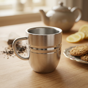 Stainless Steel Double Wall Vacuum <b>Insulated</b> Tumbler <b>Mug</b> for Travel Minimalist Design 12-24 Hour Thermal Retention - Product Image 4