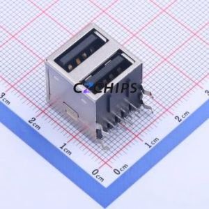 <b>USB</b>-U267-BWS <b>USB</b> <b>Connector</b> Bent Lead Through Hole <b>Connector</b> Type-A <b>USB</b> 2.0 Female Right Angle Insert - Product Image 1