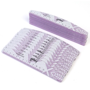 Gelsky Private Label Nails File Personal Logo 80/80 Double Sided Nail File Logo Emery Board Nail File