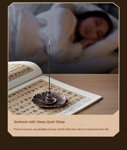 Bastoncini d'Incenso Neri Senza Fumo - Profumo di Carbone per Meditazione, Guarigione <span class=keywords><strong>e</strong></span> Regalo - Product Image 6