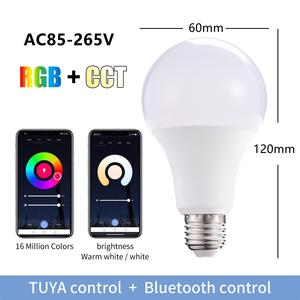 9W WiFi Smart <span class=keywords><strong>LED</strong></span> <span class=keywords><strong>Ampoule</strong></span> RGB CW Gradation <span class=keywords><strong>Couleur</strong></span> Changeante Alexa Commande Vocale E27/E26 Base AC Power Télécommande Réflecteur - Product Image 2