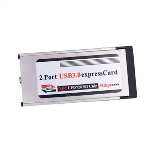 Ekspres kart USB3.0 2 port genişletme kartı N E C çip 34mm dizüstü bilgisayar ekspres kart