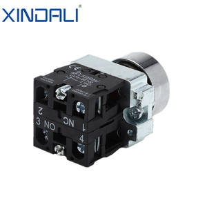 LAY5-BA45 industriel affleurant <span class=keywords><strong>bouton</strong></span> <span class=keywords><strong>poussoir</strong></span> rouge métal <span class=keywords><strong>ressort</strong></span> retour NO + NC 12V/220V tension maximale 10A courant maximal 22mm montage - Product Image 3