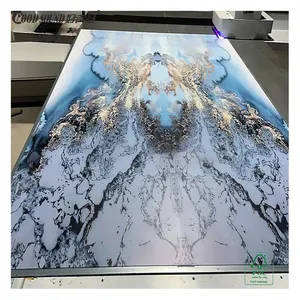 GoodSound 1220*2440Mm 3D Pvc Uv Paper Marble Alternative Sheet Coating Wall Panel For Decoration