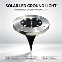 Lampe solaire LED de sol étanche pour allée, marqueur de signalisation pour la sécurité routière et le contrôle du trafic OEM Yzx