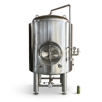 Réservoir de stockage de bière 500L Serving Brite Tank en acier inoxydable 304, machine de service de bière automatique PID pour bar